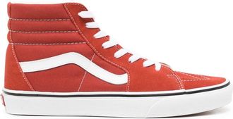 Vans SK8 Hi logo-patch sneakers - men - Rubber/Suede/Canvas - 9.5 - Red