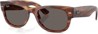 Ray-Ban Mega Wayfarer II Zonnebril - unisex - Zonnebrillen - Bruin - 55 MM - Accessoires