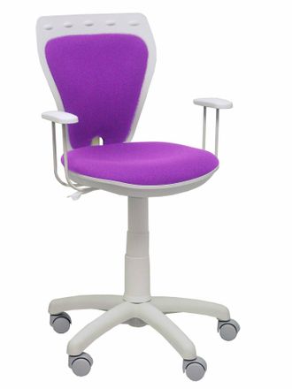 Piqueras y Crespo Piqueras Y Crespo - Silla Juvenil Ministyle Blanca Bali Lila