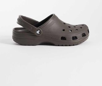 Crocs Zoccoli classici color espresso-Marrone