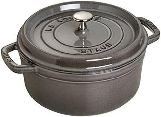 Staub Cacerola/cocotte De Hierro Fundido, 18 Cm De Di&aacute;metro, 1,7 L, Gris Grafito