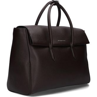 Smaak Bruine leren schoudertas Barbara - Dames - Tassen - Bruin - Maat: ONE Size Leer