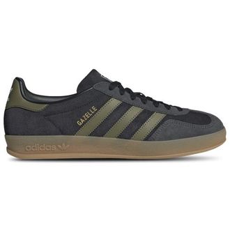 adidas Mens adidas Originals Gazelle Indoor - Shoes Black/Focus Olive Size 10.0