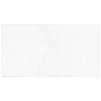 Beliani Beliani - Alfombra Blanca 80 X 150 Cm Poli&eacute;ster Piel Sint&eacute;tica De Conejo Pelo Largo Thatta