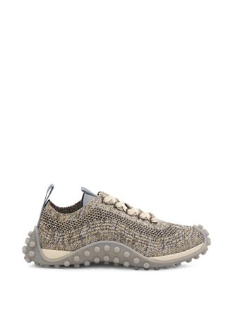 Ami Speckled Knitted Low-Top Sneakers
