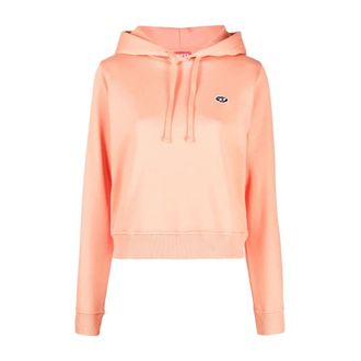 Diesel Hoodie - Dames - Hoodies - Roze - XS - Katoen - Hoodies & sweatvesten