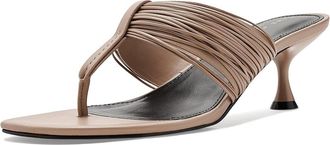 Marc Fisher Pamilla Womens Dress Sandals Light Natural Leather : 8.5 M