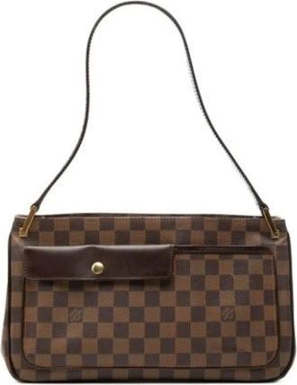 Louis Vuitton Pre-owned Vintage Schoudertas - Dames - Vintage Schoudertas - Bruin - ONE Size - Leer - Vintage