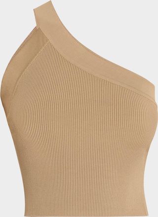 Iro Fethy Ribbed One-Shoulder Top