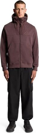 Lyle & Scott Panelled Hybrid Jacket in Espresso at Nordstrom, Size Xx-Large