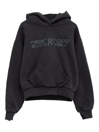 Fear of God Hoodie met logoprint - Zwart