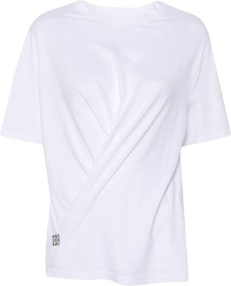 Givenchy 4G-plaque T-shirt - women - Cotton - S - White