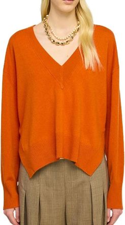 Semicouture Jersey Bertha de Pico - Knitwear - Mujer - Naranja - XL
