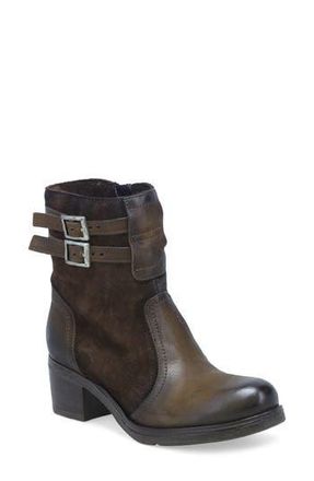 Miz Mooz Stellar Dual Buckle Bootie in Brown at Nordstrom Rack, Size 8.5-9Us / 39Eu