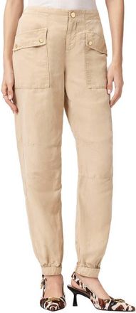 AllSaints Val Twill Cargo Pants in Taupe Brown at Nordstrom, Size 12 Us