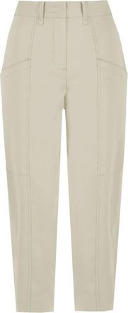 Bomboogie Baloon Fit Cargo Broek - Dames - Broeken - Beige - Maat: S Katoen