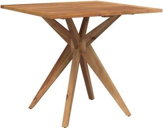 vidaXL Mesa De Jard&iacute;n Cuadrada Madera Maciza De Acacia 85x85x75 Cm Vidaxl