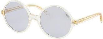 Polo Ralph Lauren PH4136 50341A Womens Sunglasses Clear Size 55