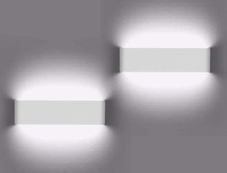 OEM Applique Murale Led 12w Moderne Aluminium Netboat - Blanc Froid - Int&eacute;rieur &Eacute;clairage Mural
