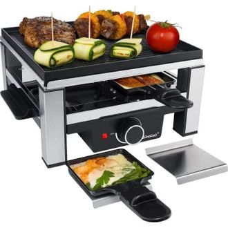 Steba Rc 104 Aparato De Raclette Negro 25x25 Cm