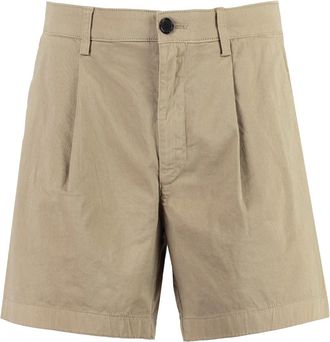Department Five Cotton Bermuda Shorts - Heren - Korte Broeken - Beige - W36 - Katoen - Korte Broeken