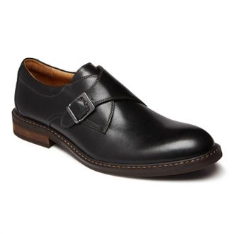 Vionic Mens Anders Monk Strap Shoes In Black