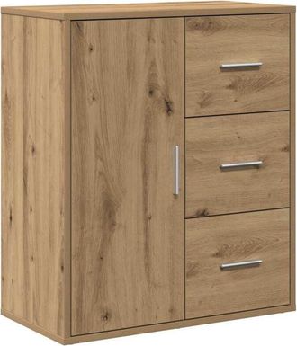 vidaXL Vidaxl - Vitrina Roble artisan 60 x 31 x 70 cm Madera contrachapada