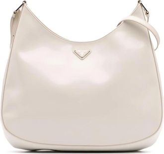 Prada Pre-owned Cross Body Bags, female, Beige, Size: ONE SIZE Pre-owned Shoulder Bag