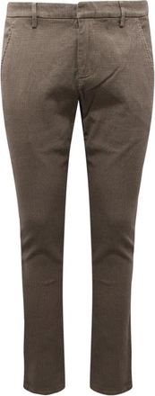 Dondup Heren, Broeken, Bruin, Maat: W30 Katoen