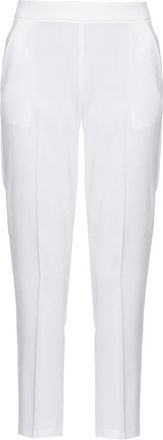 Pinko Flare-fit Stretch Cr&ecirc;pe Broek - Dames - Broeken - Wit - M - Broeken
