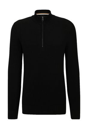HUGO BOSS Boss E-brando-p Half Zip Trui Zwart