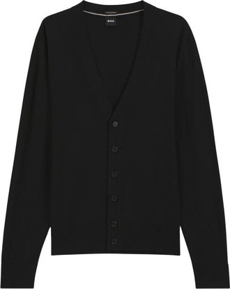 HUGO BOSS H-Mardon Vest - Heren - Truien - Zwart - Maat: M Zijde