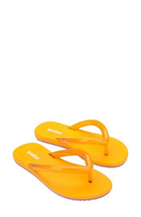 Melissa Airflow Flip Flop in Yellow/lilac at Nordstrom, Size 10