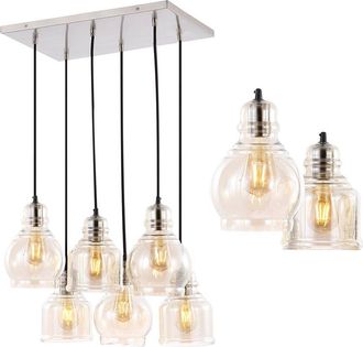 Jonathan Y Designs Jonathan Y Sydney 6-Light Cluster Led Pendant