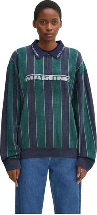 Martine Rose Sporty Logo Polo - Dames - Polos - Veelkleurig - S - Polyester - Tops