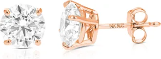 Vir Jewels 1 cttw Lab Grown Diamond Stud Earrings 14K Gold VS1 Clarity H-I Color Round