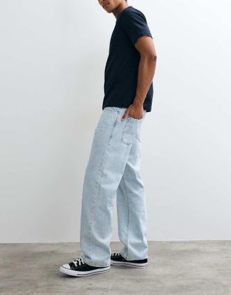 Blend Jeans dritti ampi blu lavaggio chiaro