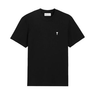 Ami Tops, Heren, Zwart, M, Katoen, Ami de Coeur T-shirt