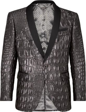 Billionaire Boys Club Blazer Elegant - Heren - Blazers - Grijs - L - Leer - Jassen