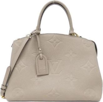 Louis Vuitton Pre-owned Monogram Empreinte Gran Pala Bag - Dames - Vintage Handtas - Beige - ONE Size - Leer - Vintage