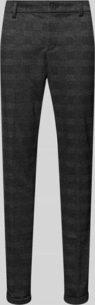 Tom Tailor Denim Slim Fit Chino mit Viskose-Anteil in Dunkelgrau, Größe XXL