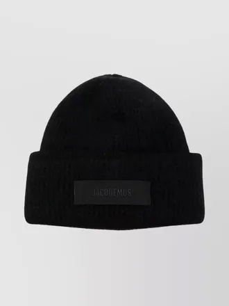 Jacquemus gros grain hat with pleated round crown