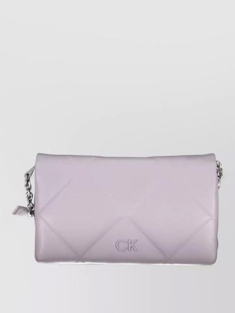 Calvin Klein quilted clutch bag