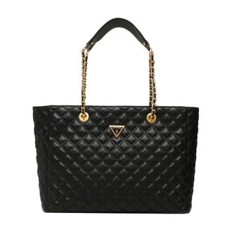 Guess Tassen, Dames, Zwart, ONE Size, Quilted Tote Bag