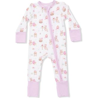 Angel Dear Easter Egg Hunt Convertible Romper in Ivory at Nordstrom, Size 18-24M