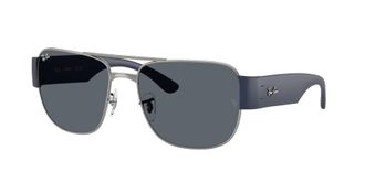 Ray-Ban Blue Square Unisex Sunglasses RB3756 004/R5 56