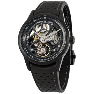 Raymond Weil Freelancer Automatic Black Skeleton Dial Mens Watch 2785-BKR-20000