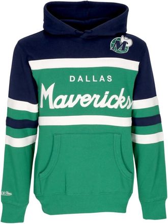 Mitchell & Ness NBA Head Coach Hoodie Dallas Mavericks - Heren - Hoodies - Veelkleurig - S - Katoen - Hoodies & sweatvesten
