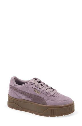 Puma Karmen II Idol Platform Sneaker in Plum Jam/Raisin/Puma Gold at Nordstrom Rack, Size 10