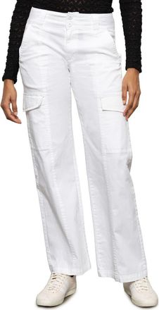 Sanctuary Rebel Straight Leg Twill Cargo Pants in Brilliant at Nordstrom, Size 26